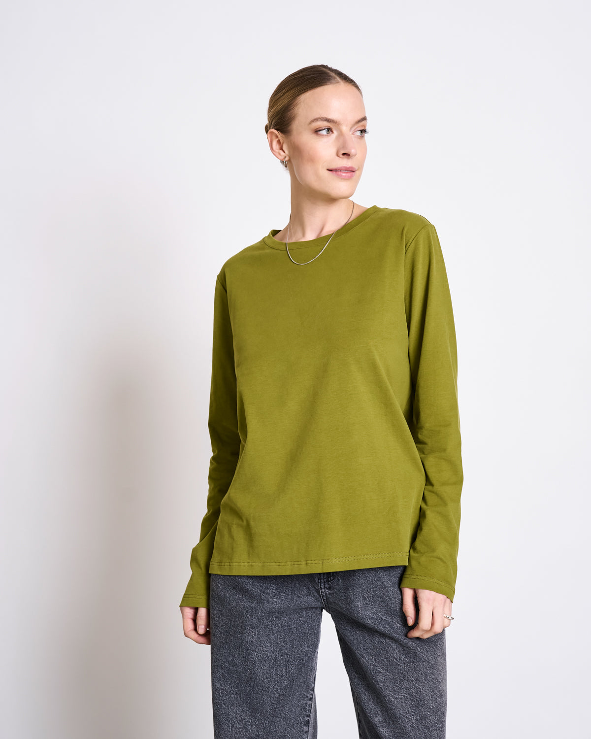 JAN|N JUNE BOY Longsleeve, woody olive