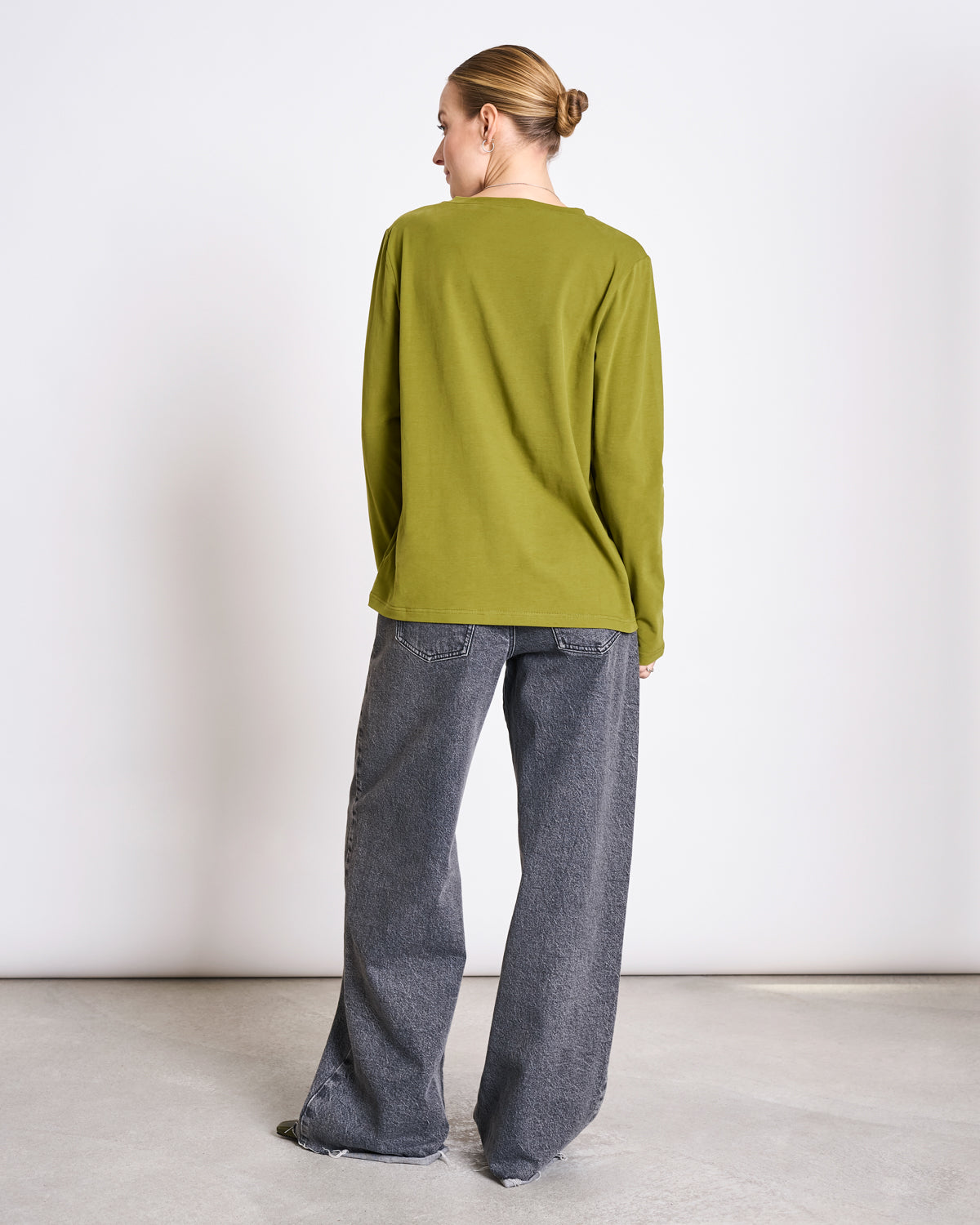 JAN|N JUNE BOY Longsleeve, woody olive