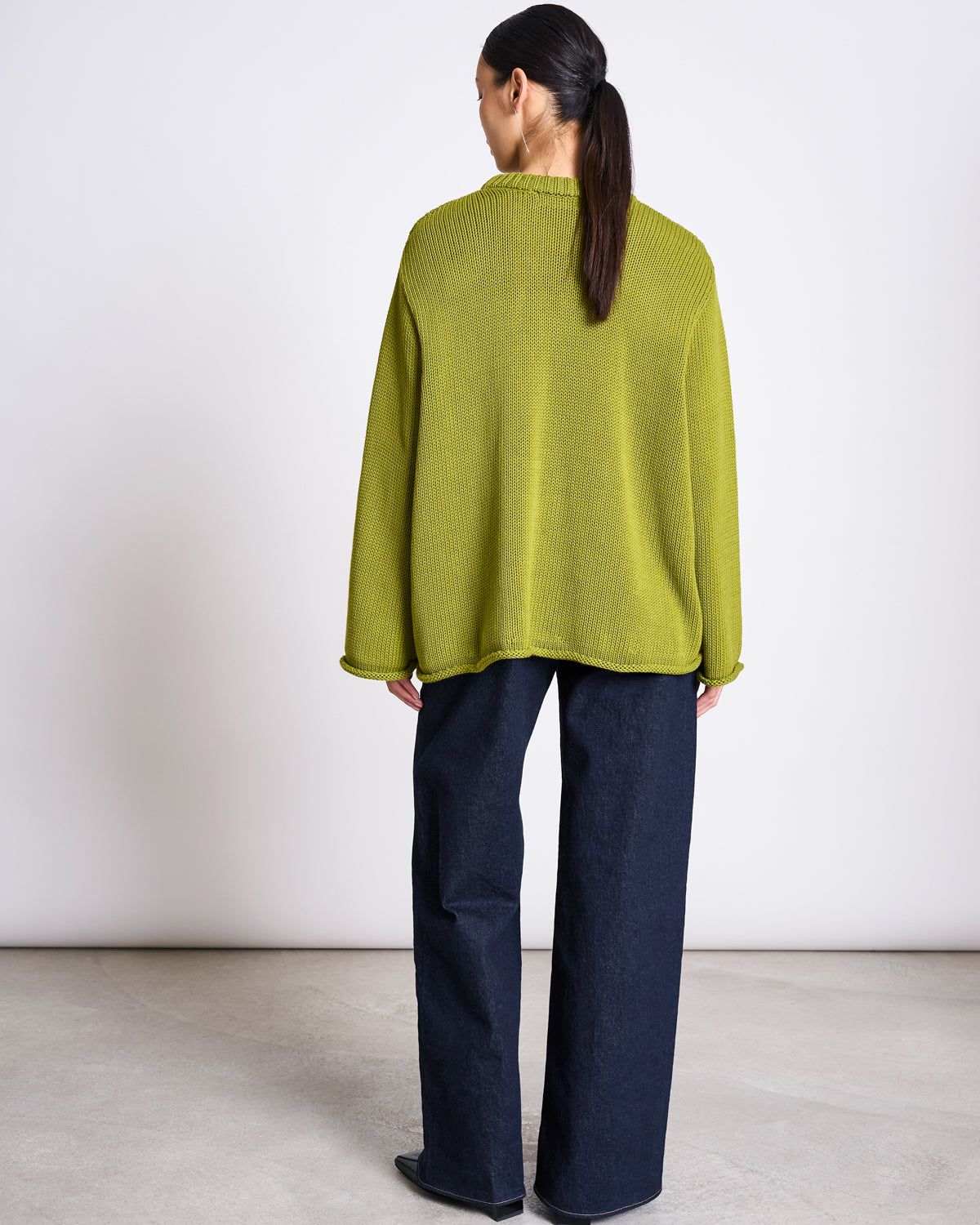 JAN|N JUNE SONA Pullover, mossy pear