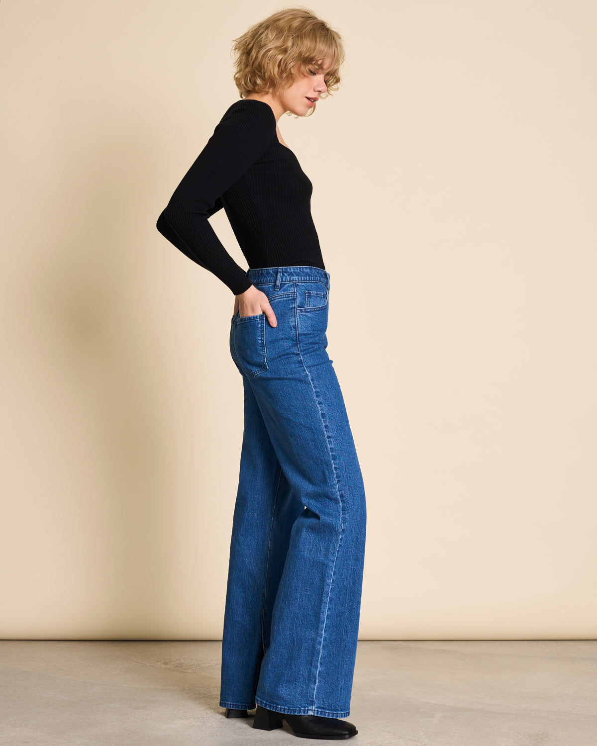 JAN|N JUNE SELENE Jeans, mid blue