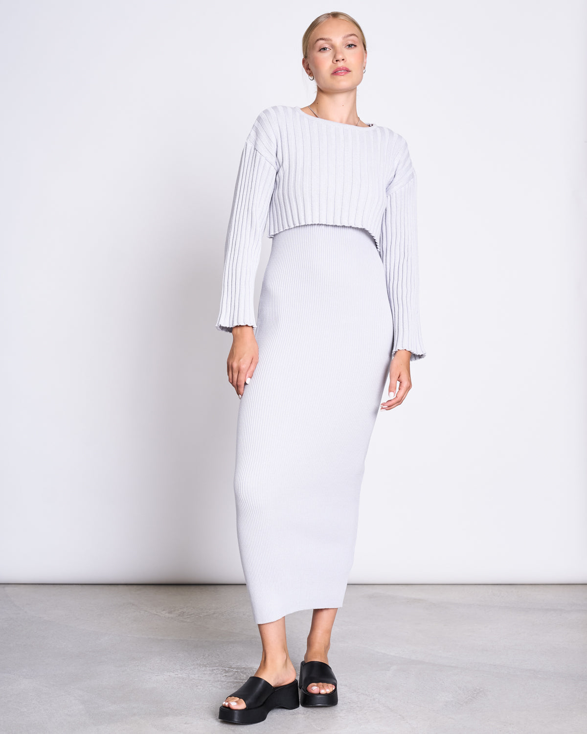 JAN|N JUNE KAMES Pullover, hellgrau