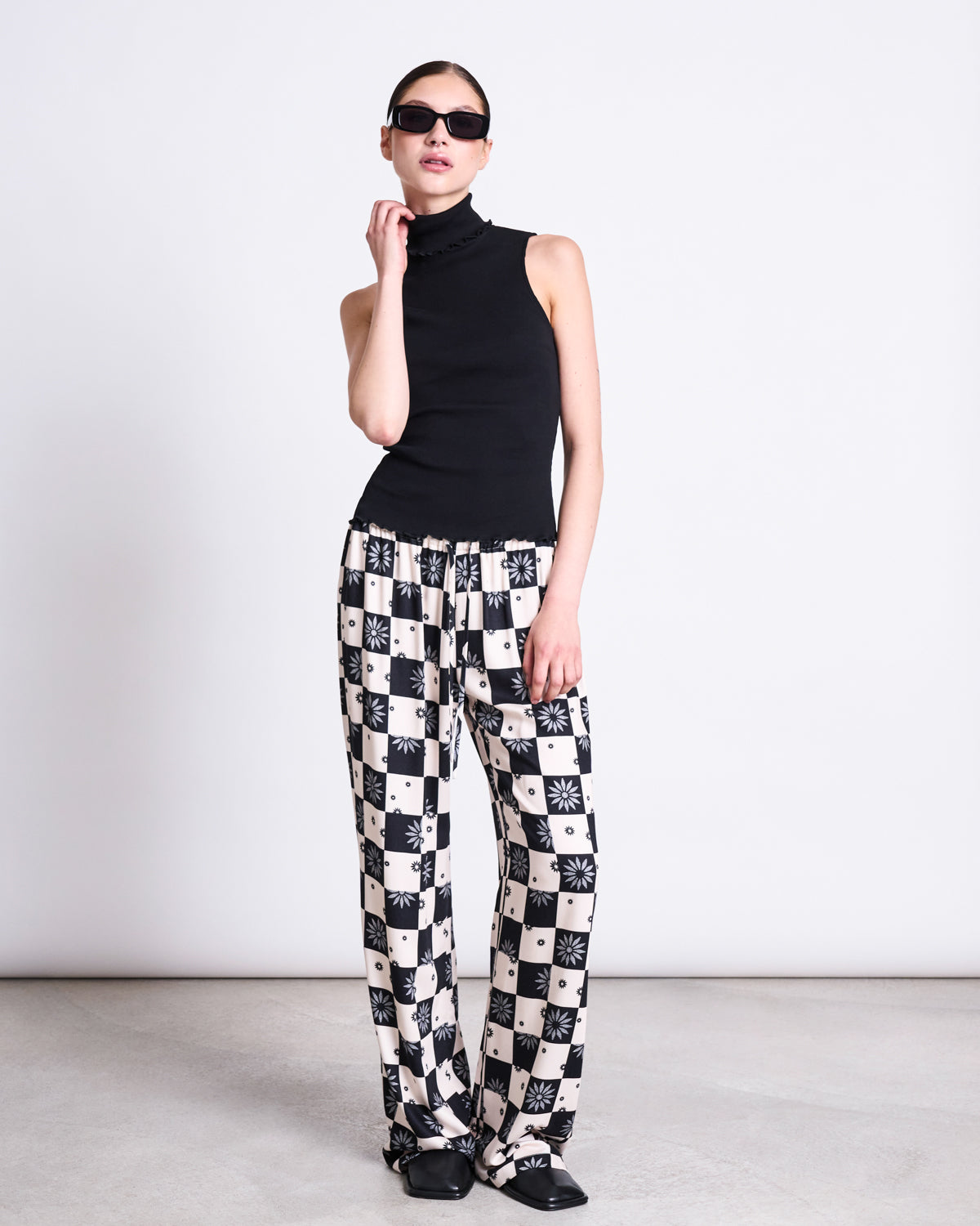 JAN|N JUNE HAV Top, schwarz