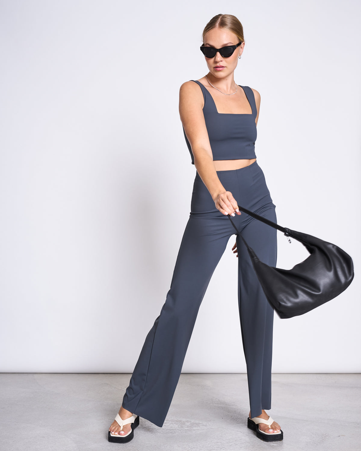 JAN|N JUNE CANCUN Croptop, grau