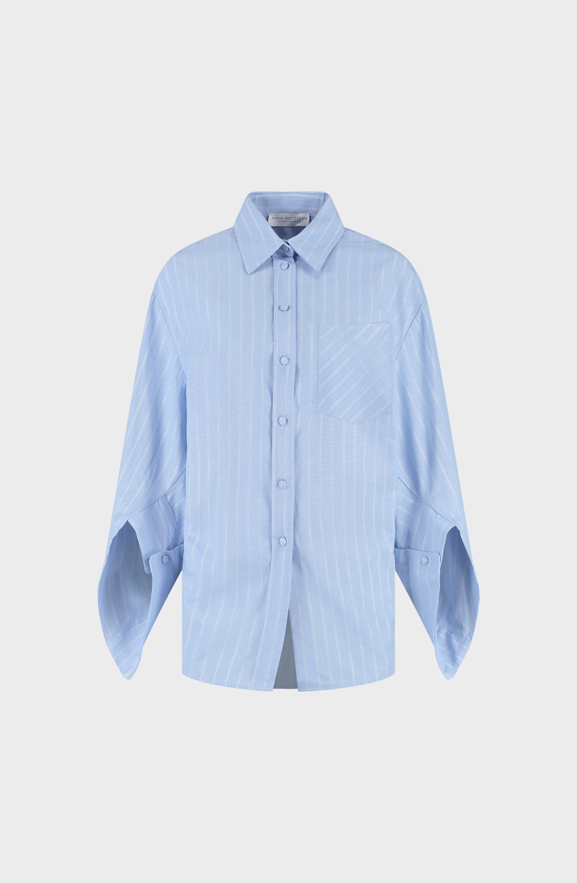AMAYA AMSTERDAM JODI Bluse, hellblau