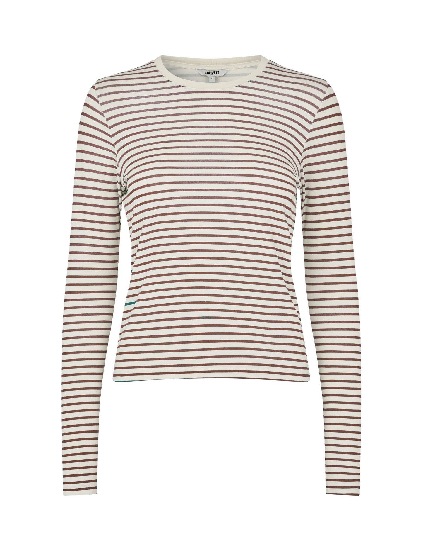 MBYM CHRISTINA Longsleeve, braun/weiß