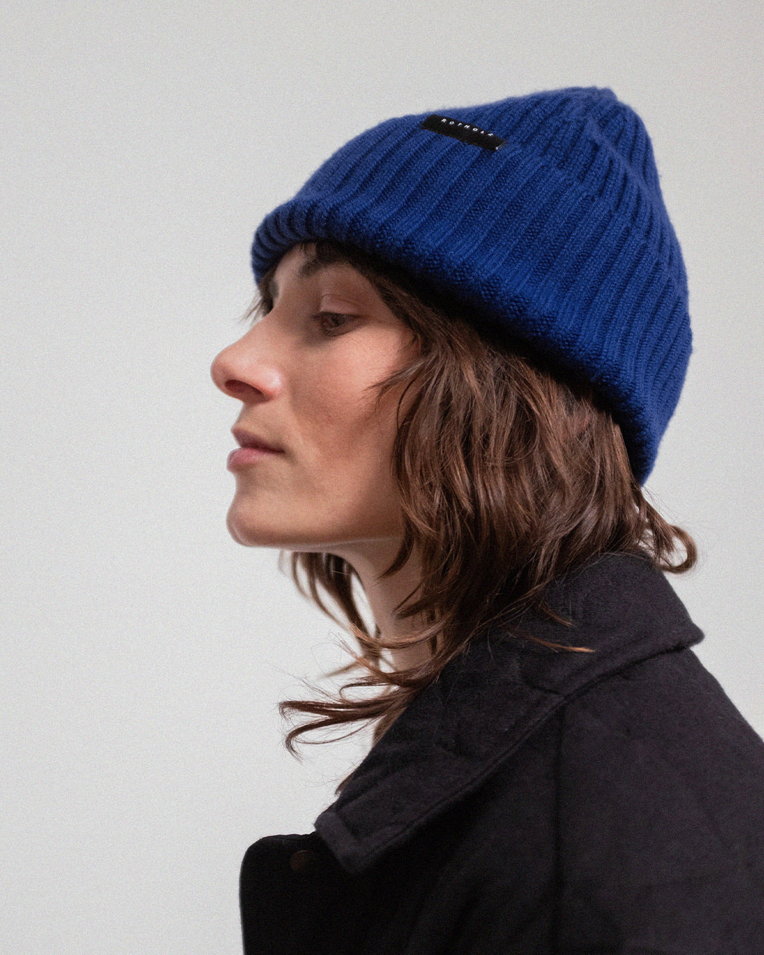 ROTHOLZ CLASSIC RIBBED Mütze, royal blue