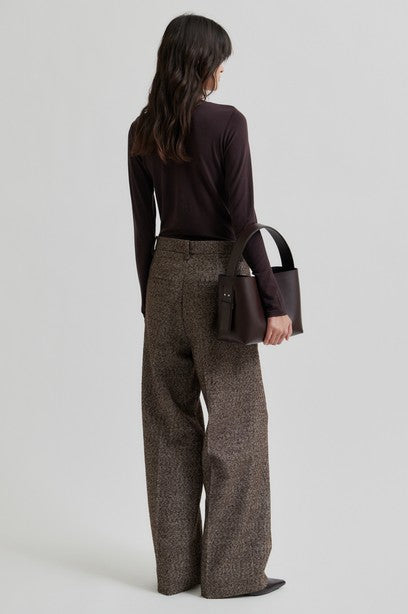 SECOND FEMALE MATIMA Longsleeve, chocolate plum