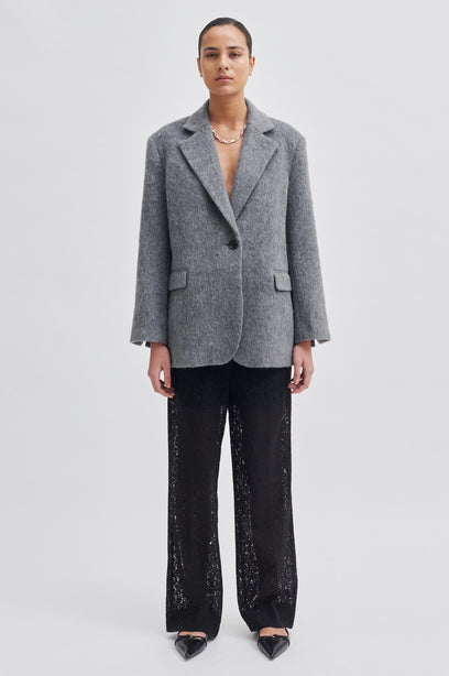 SECOND FEMALE SERA Blazer, grau meliert
