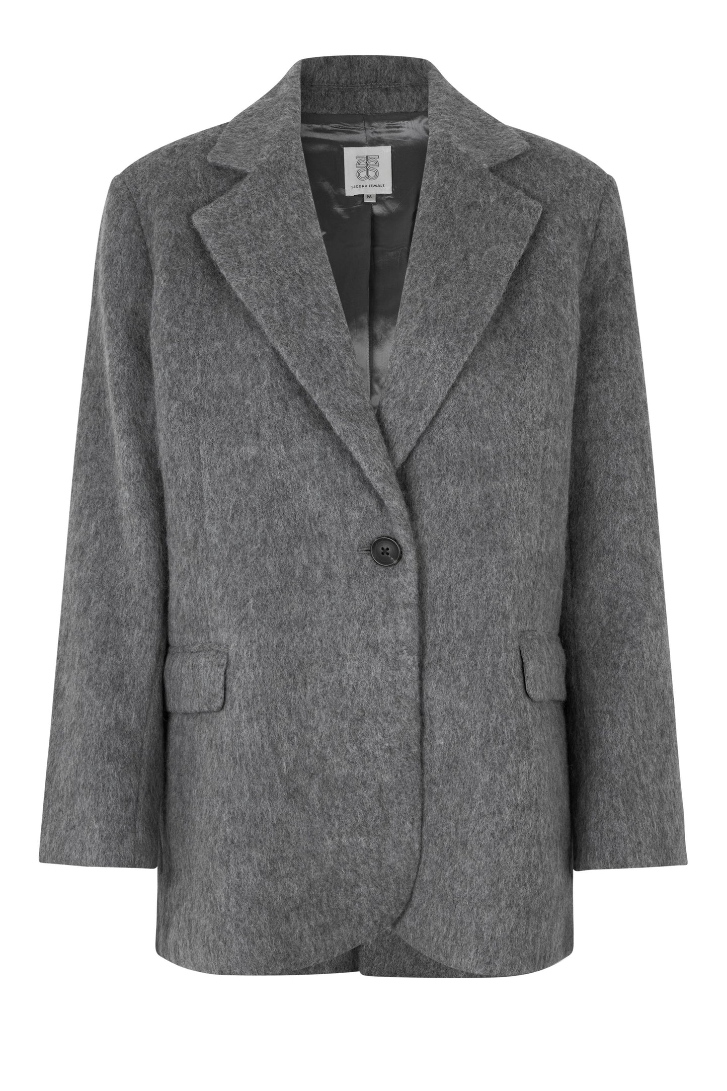 SECOND FEMALE SERA Blazer, grau meliert