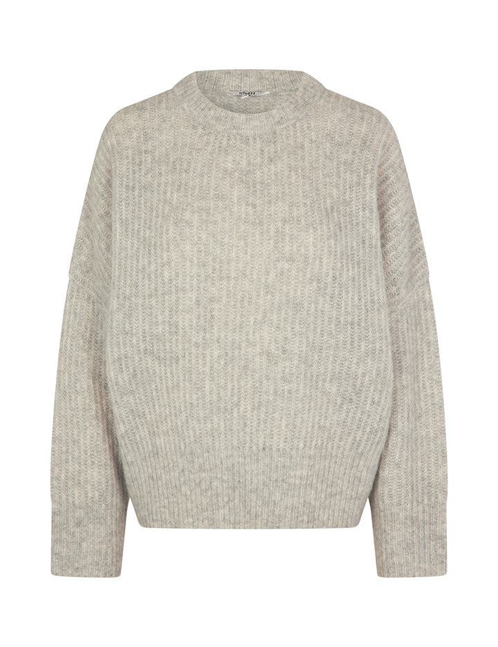 MBYM GILLIAN Pullover, hellgrau
