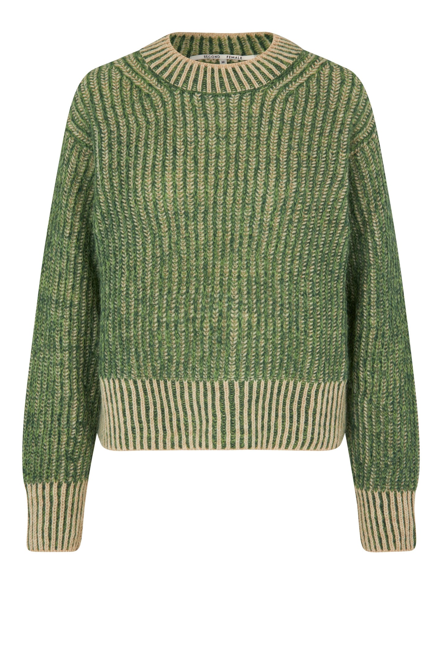 SECOND FEMALE KANTANA Wollpullover, grün