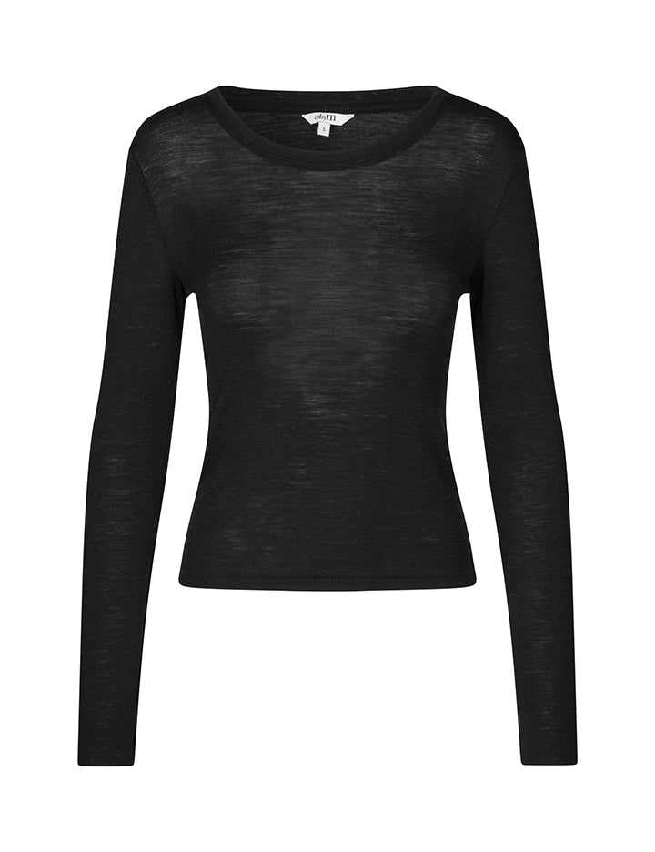 MBYM Christina-M Longsleeve, schwarz