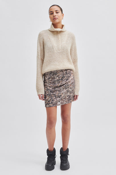 SECOND FEMALE LUSINDA Wollpullover, beige