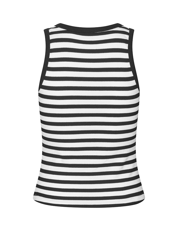 MBYM JAXSON Top, schwarz weiß