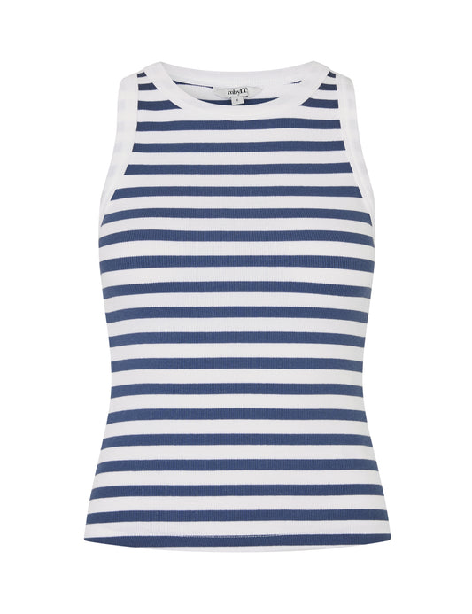 MBYM JAXSON Top, blau weiß