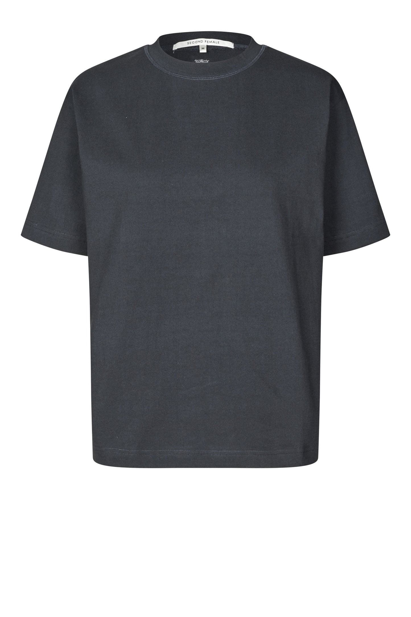 SECOND FEMALE SILA T-Shirt oversized, dunkelgrau