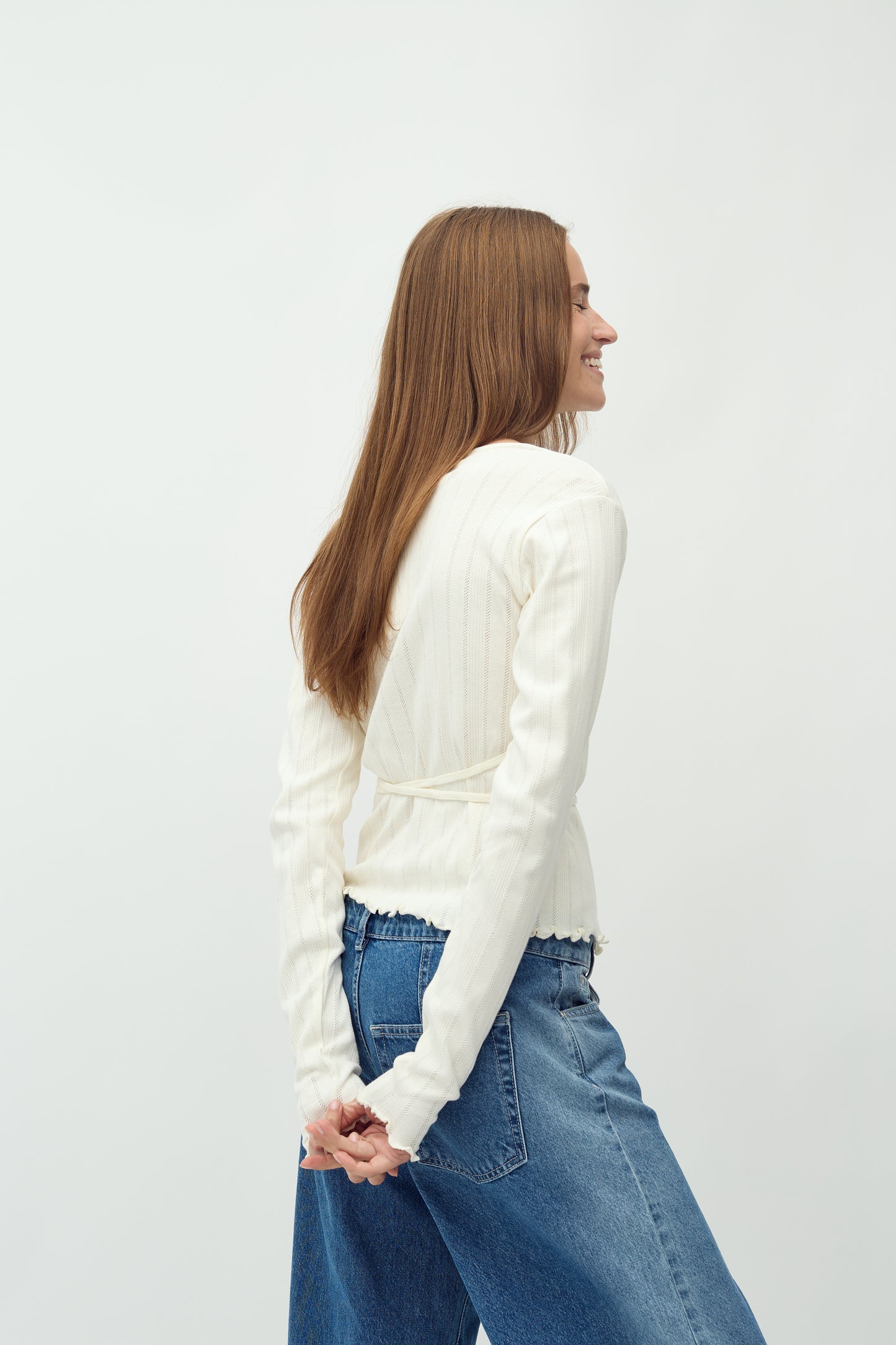 MBYM KACELAN Cardigan, weiß