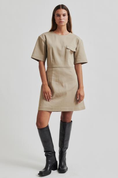 SECOND FEMALE FALUA Kleid, beige