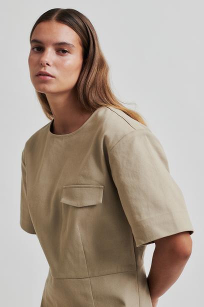 SECOND FEMALE FALUA Kleid, beige