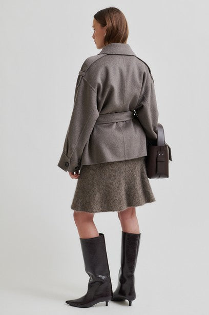 SECOND FEMALE WALANCE Jacke, braun melange
