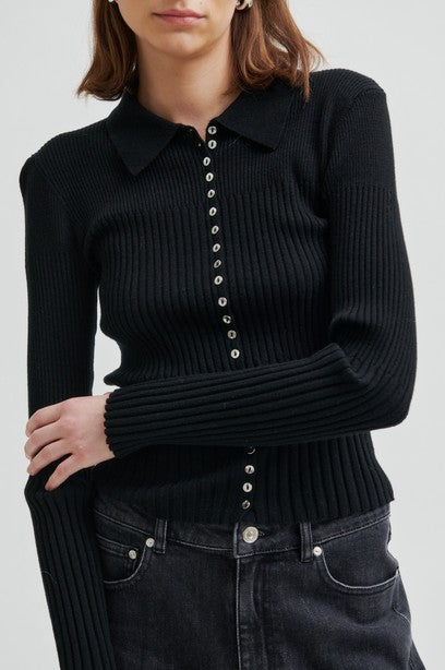 SECOND FEMALE JET Cardigan, schwarz