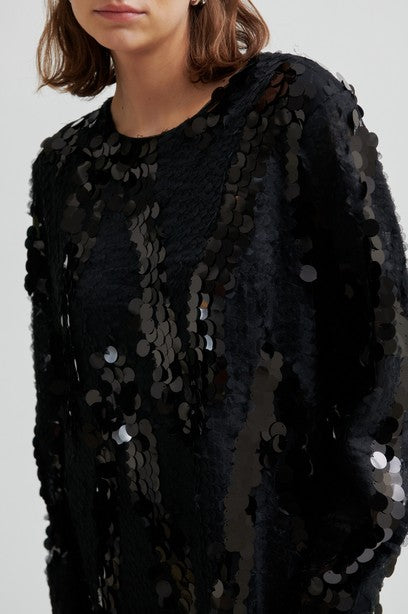 SECOND FEMALE GLIMMER Kleid, schwarz