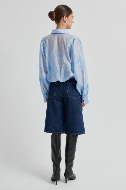 SECOND FEMALE VIRA Bluse, hellblau