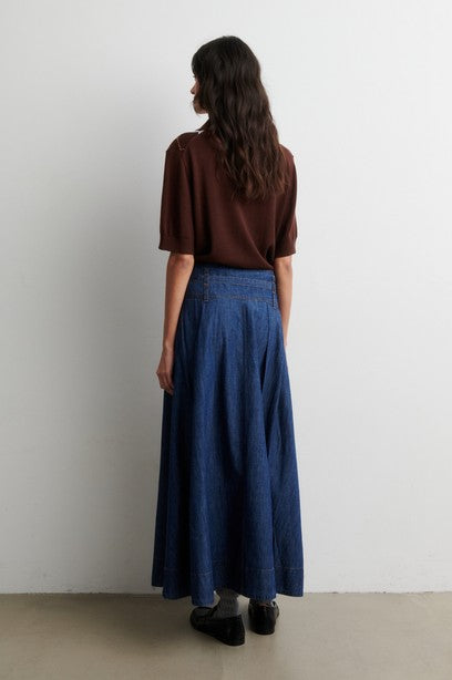 SECOND FEMALE EVANA Rock, blue denim