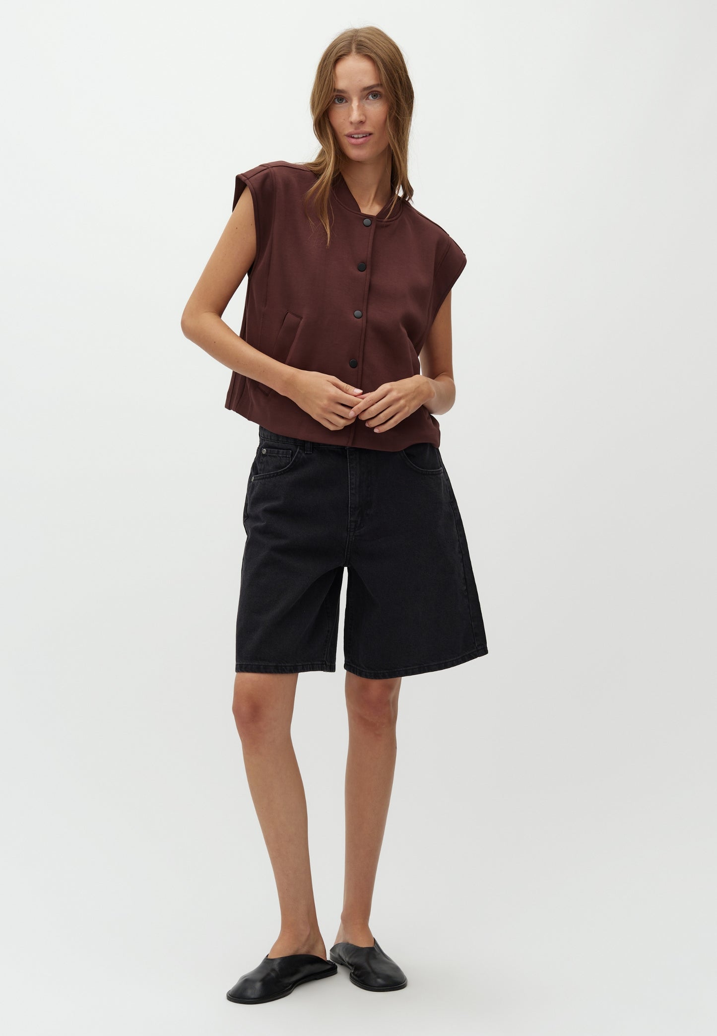 MBMY MARISEL Weste, warm brown