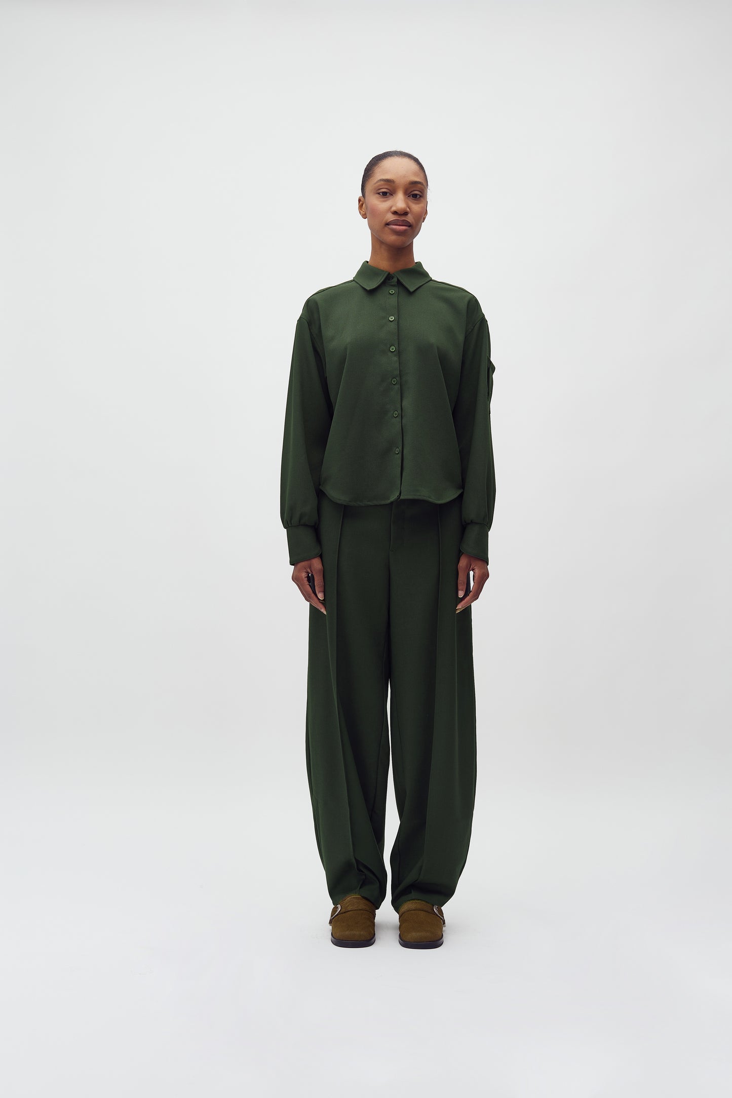 MBYM CAMMIA Bluse, pine green