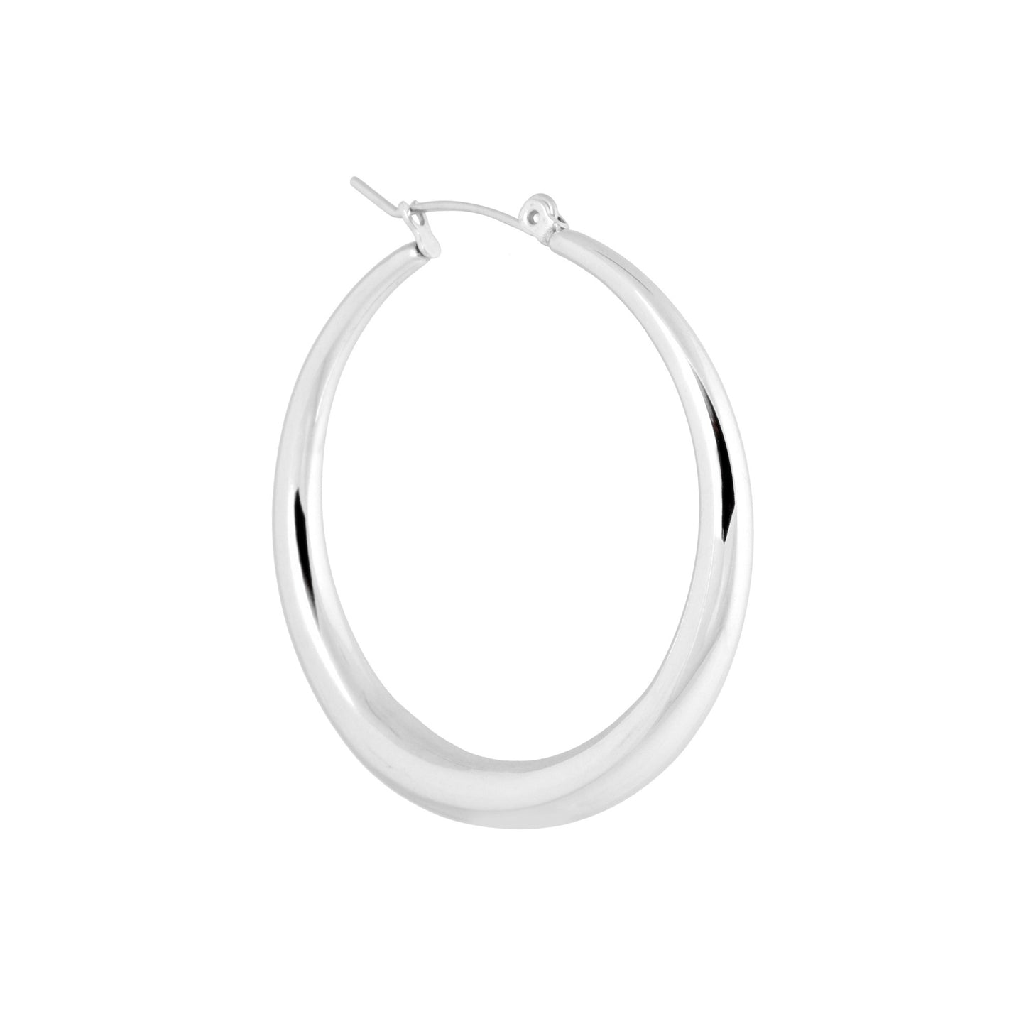 LABEL KIKI SILVER CIRKEL Hoop, silber