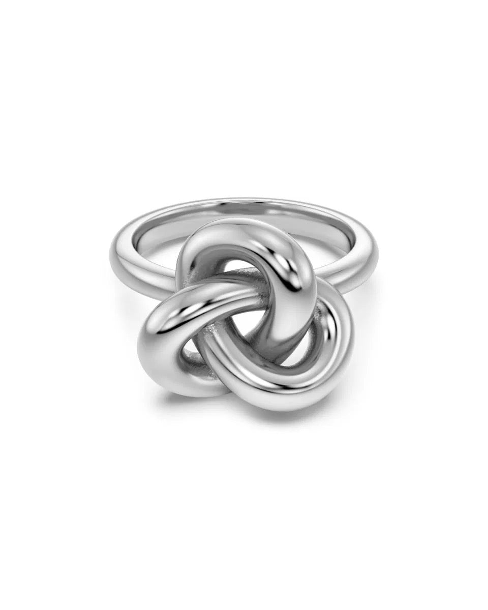 EDBLAD INFINITY KNOT Ring, silber