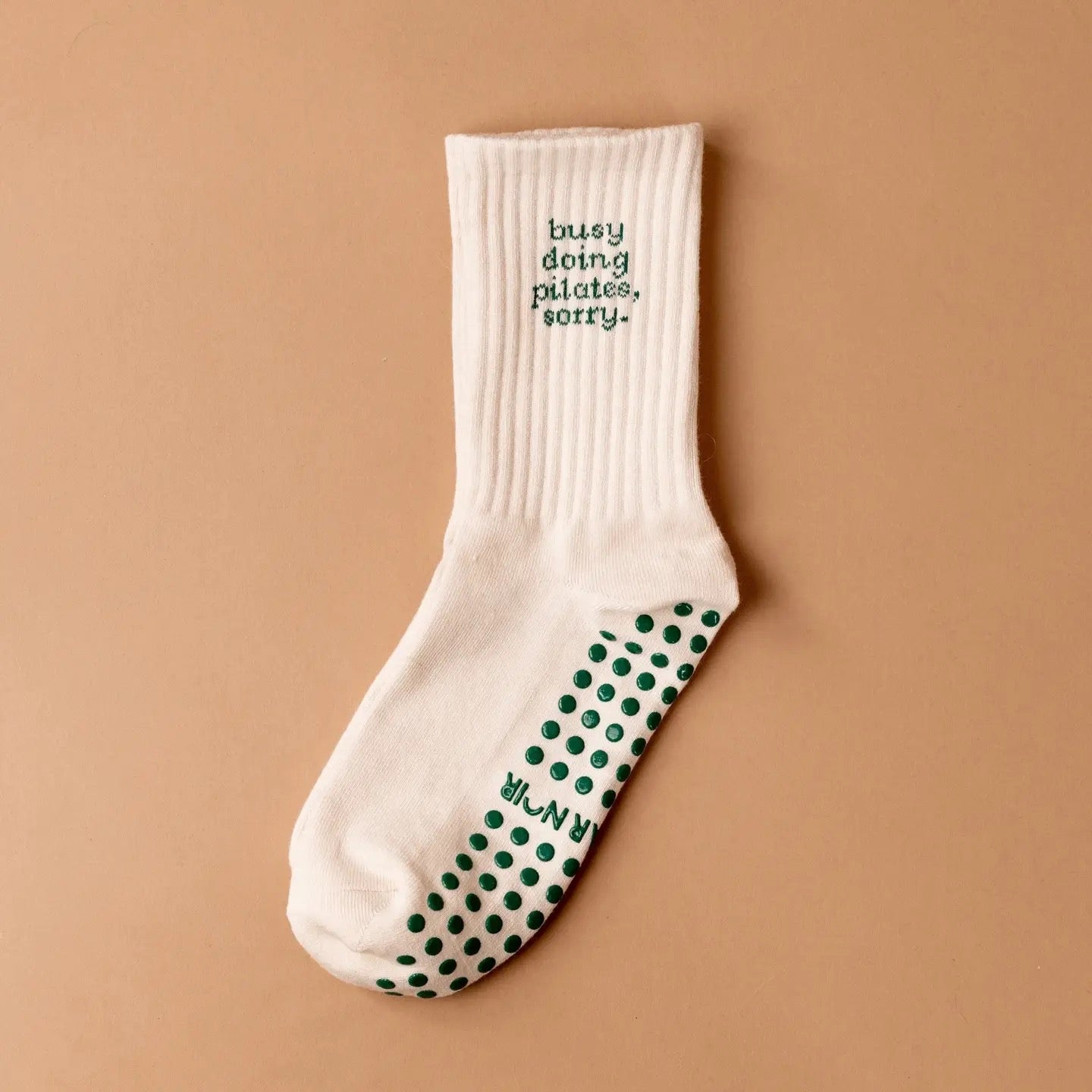 BAZAAR NOIR BUSY DOING PILATES Socken, beige