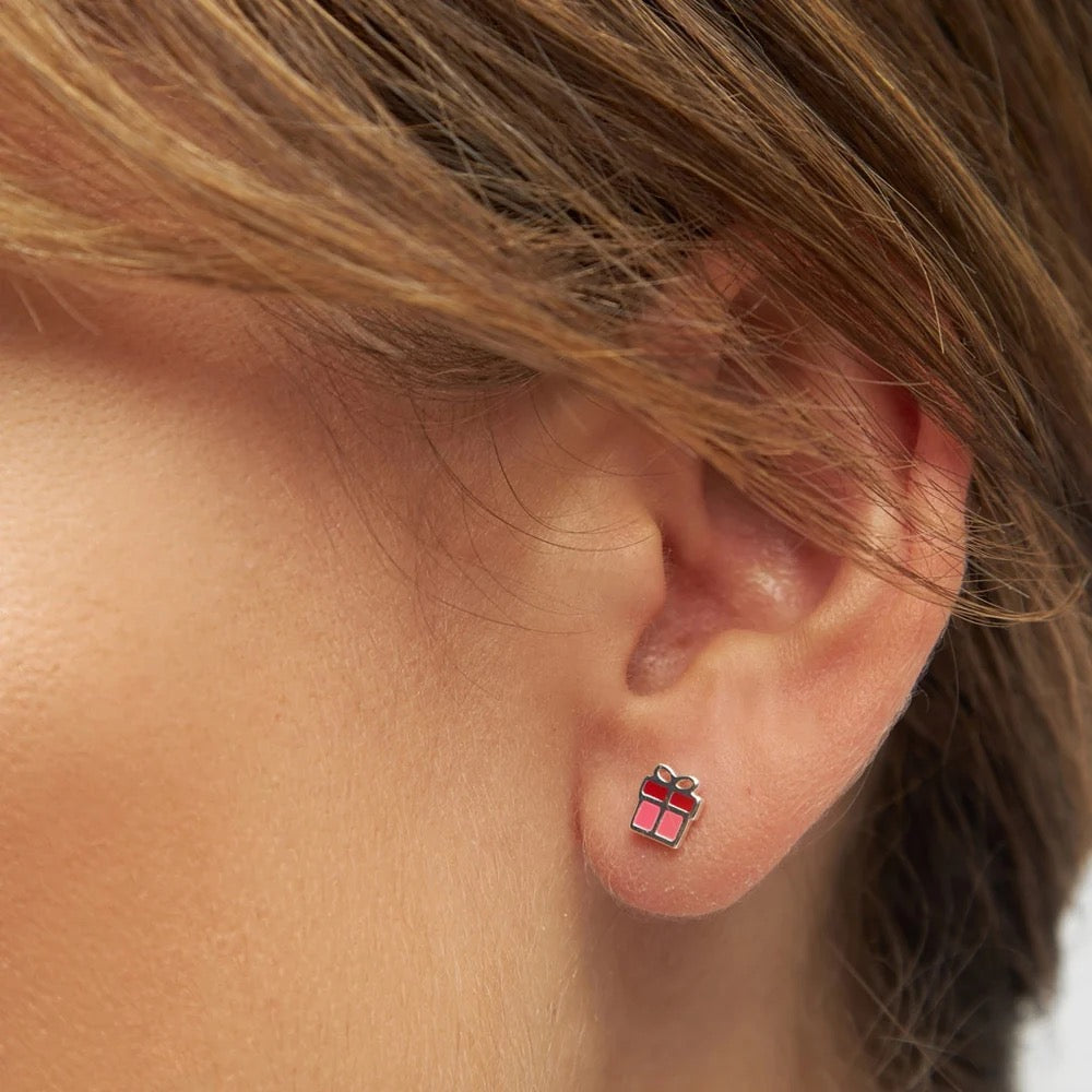 LULU COPENHAGEN CHRISTMAS GIFT Ohrstecker, silber