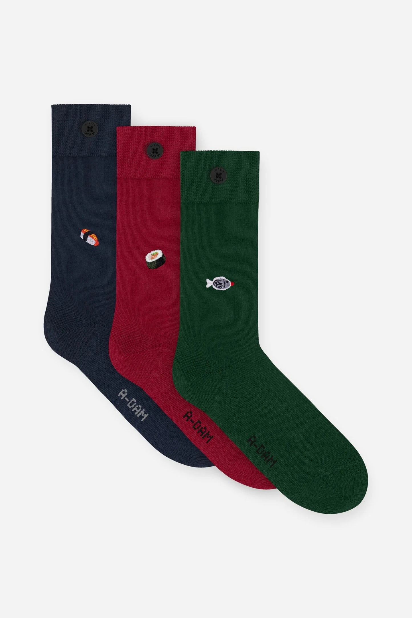 A-DAM SUSHI Socken, dunkle Farben