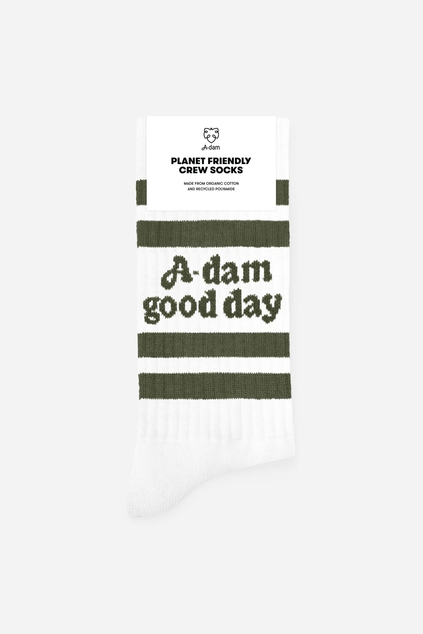 A-DAM GOOD DAY Crew Socken, sage