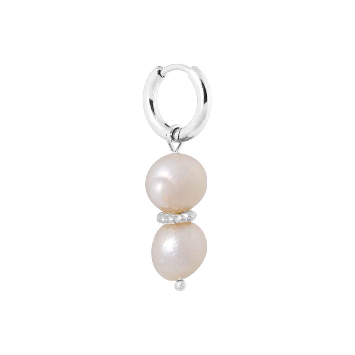 LABEL KIKI BELLE PEARL Hoop, silber