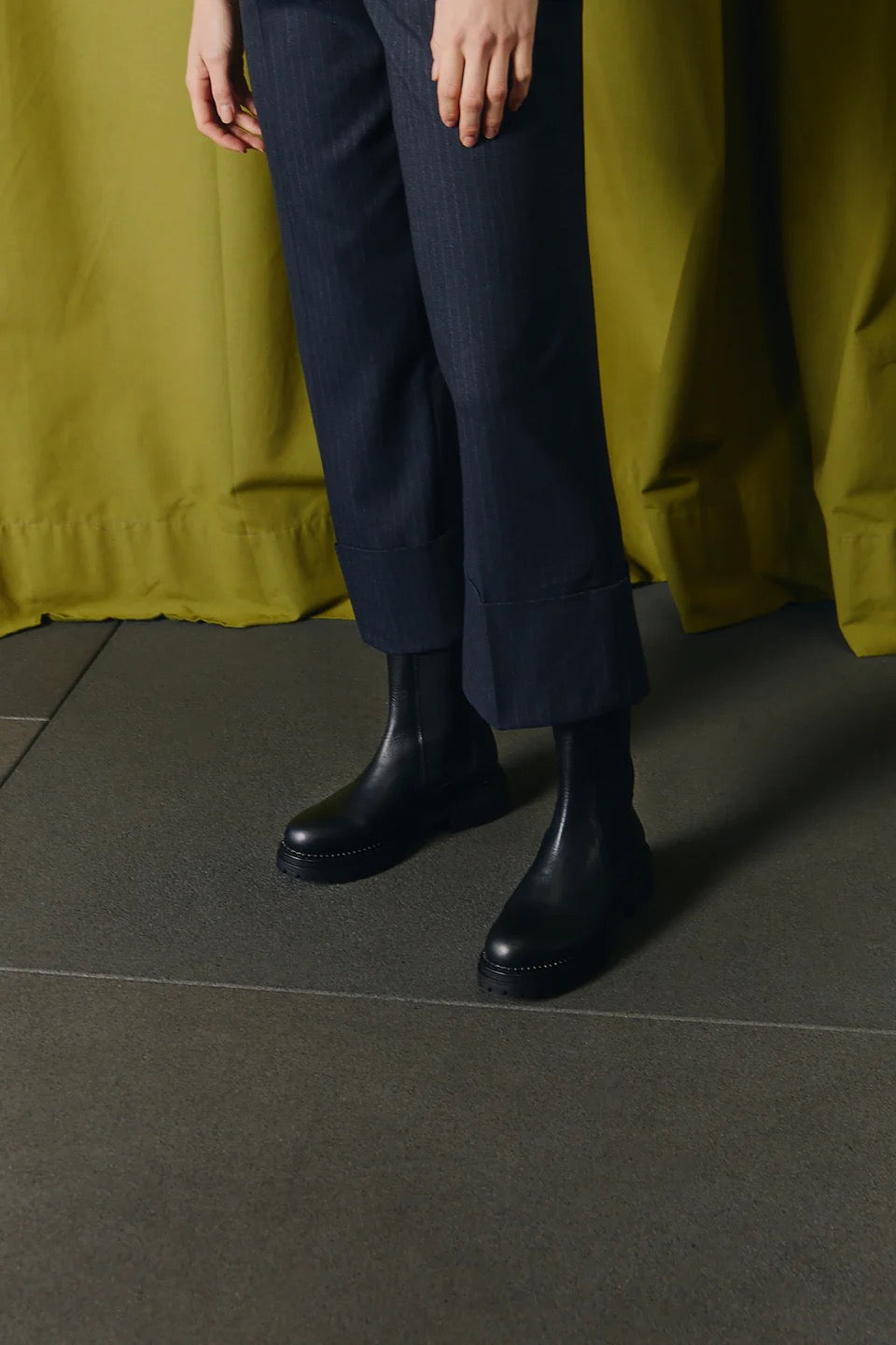 JUTELAUNE CHELSEA HIGH Boots, schwarz