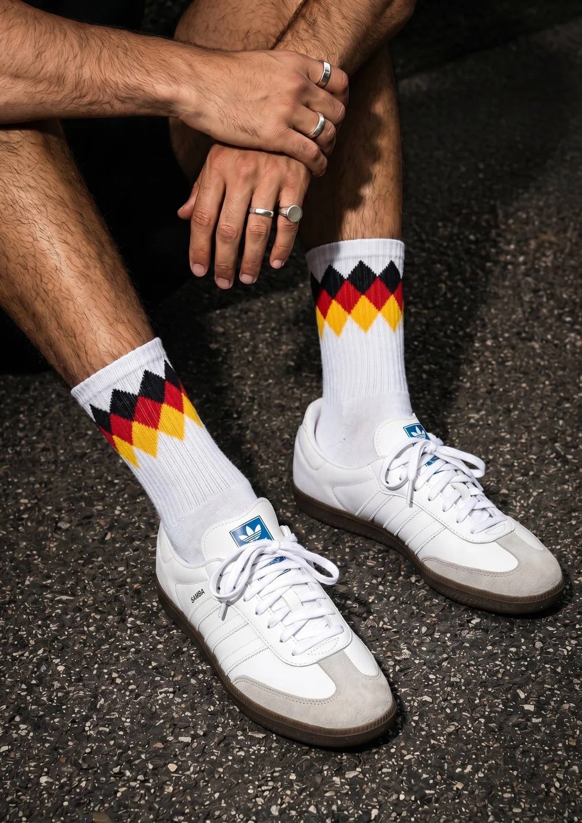 NBDC DEUTSCHLAND Socken, weiß
