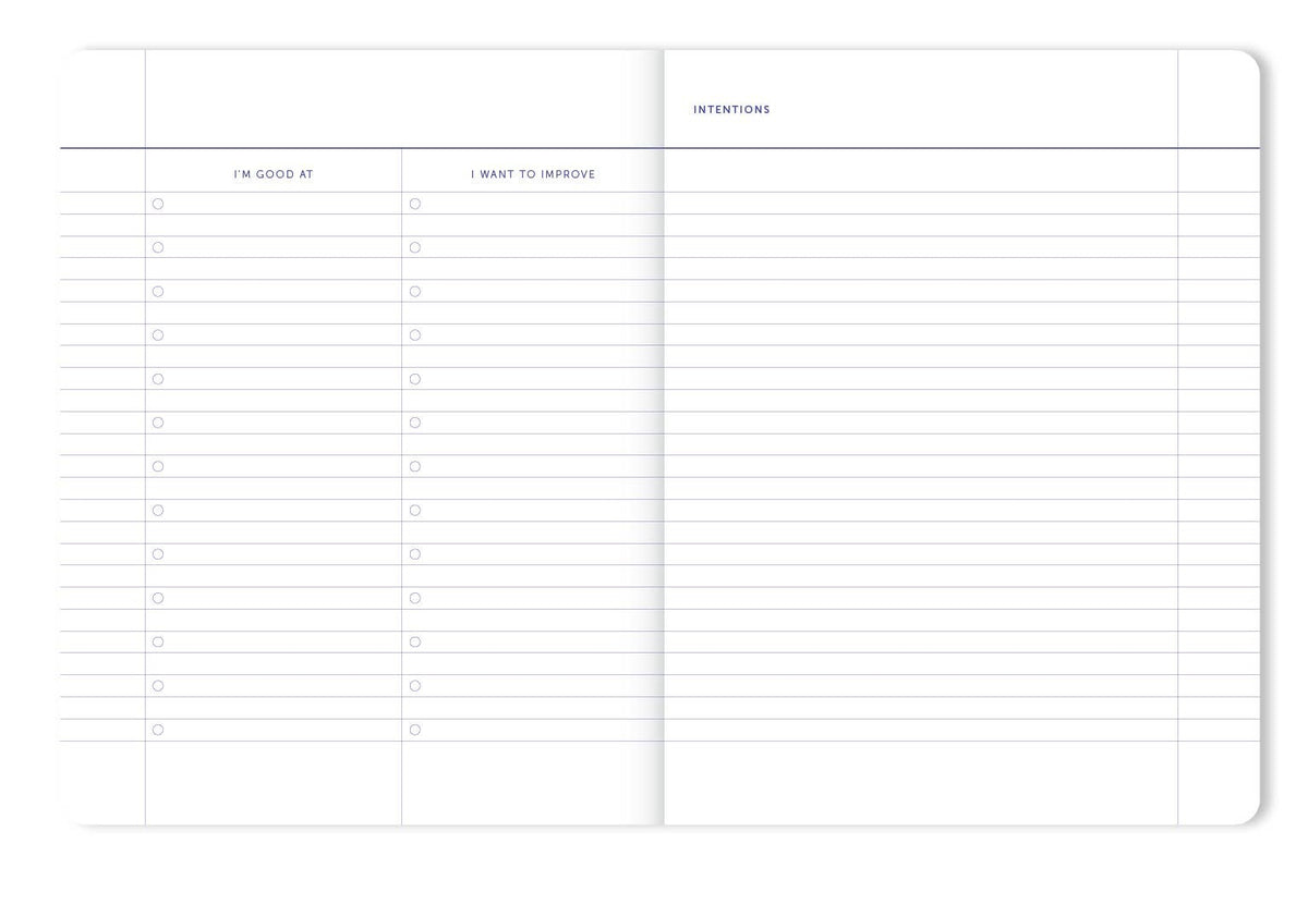 A-JOURNAL UNDATED Kalender, blau