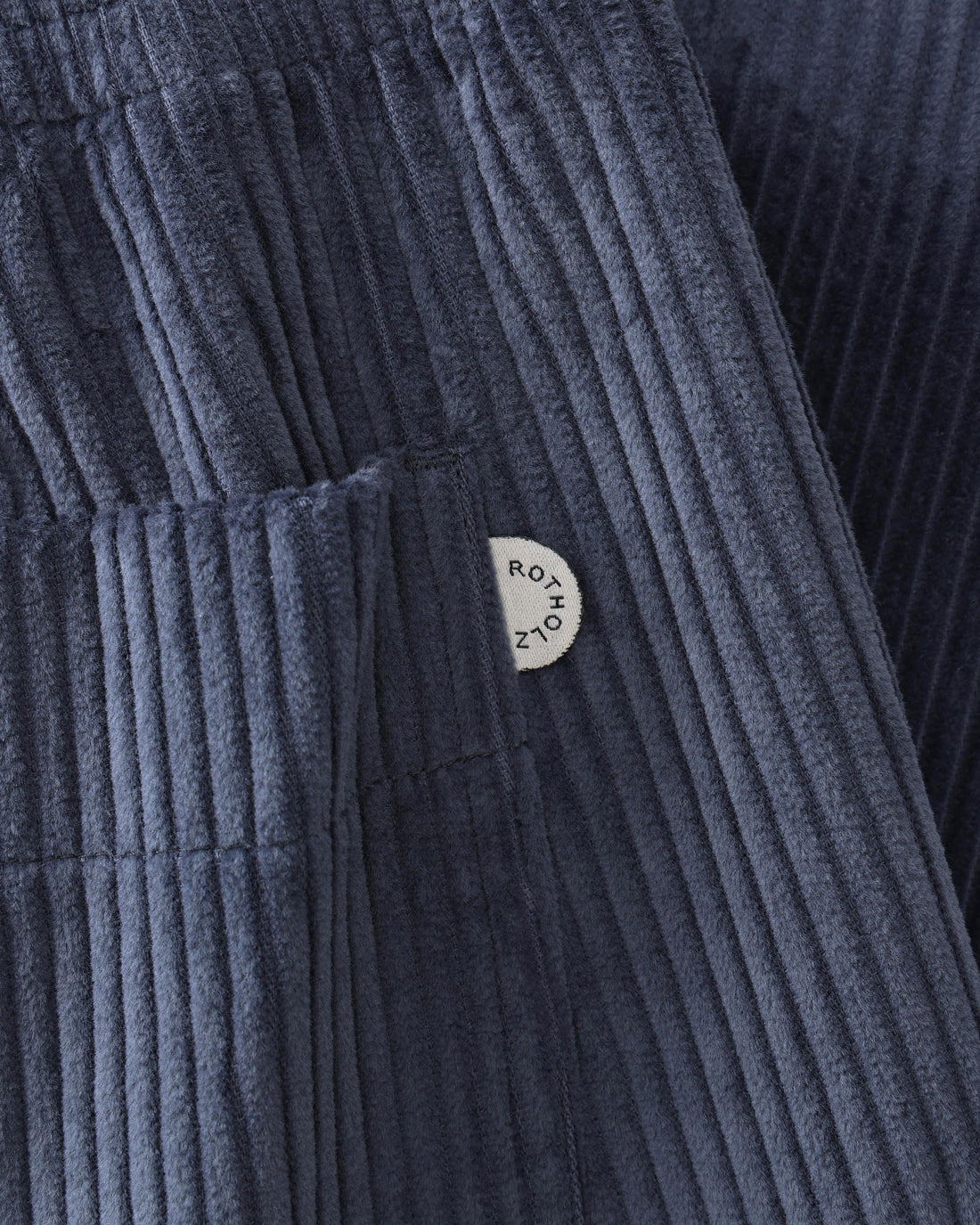 ROTHOLZ CORD WIDE Hose, stone blue