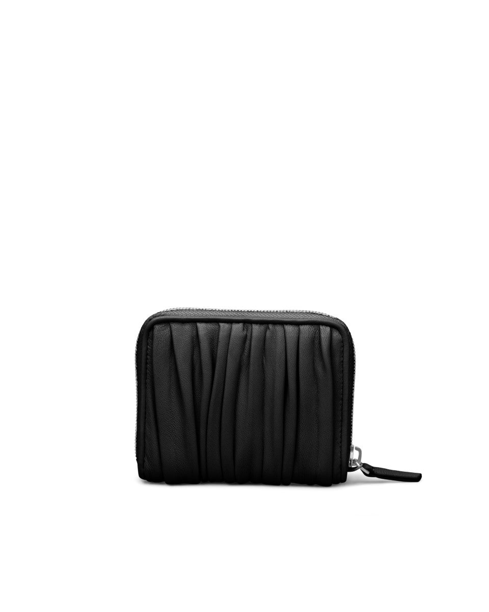LES VISIONNAIRES ELINA PLEATED Portemonnaie, black