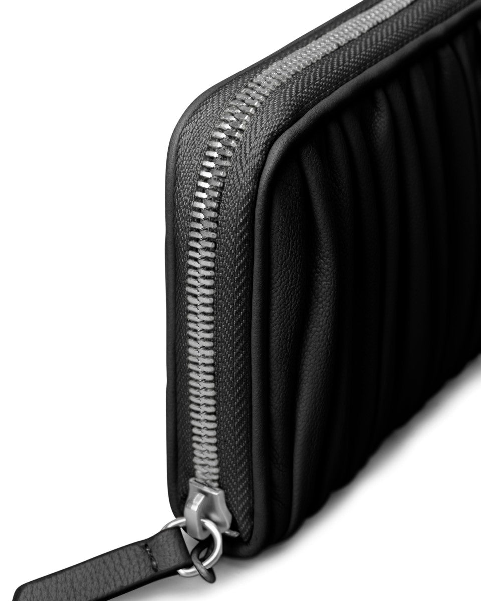 LES VISIONNAIRES ELINA PLEATED Portemonnaie, black