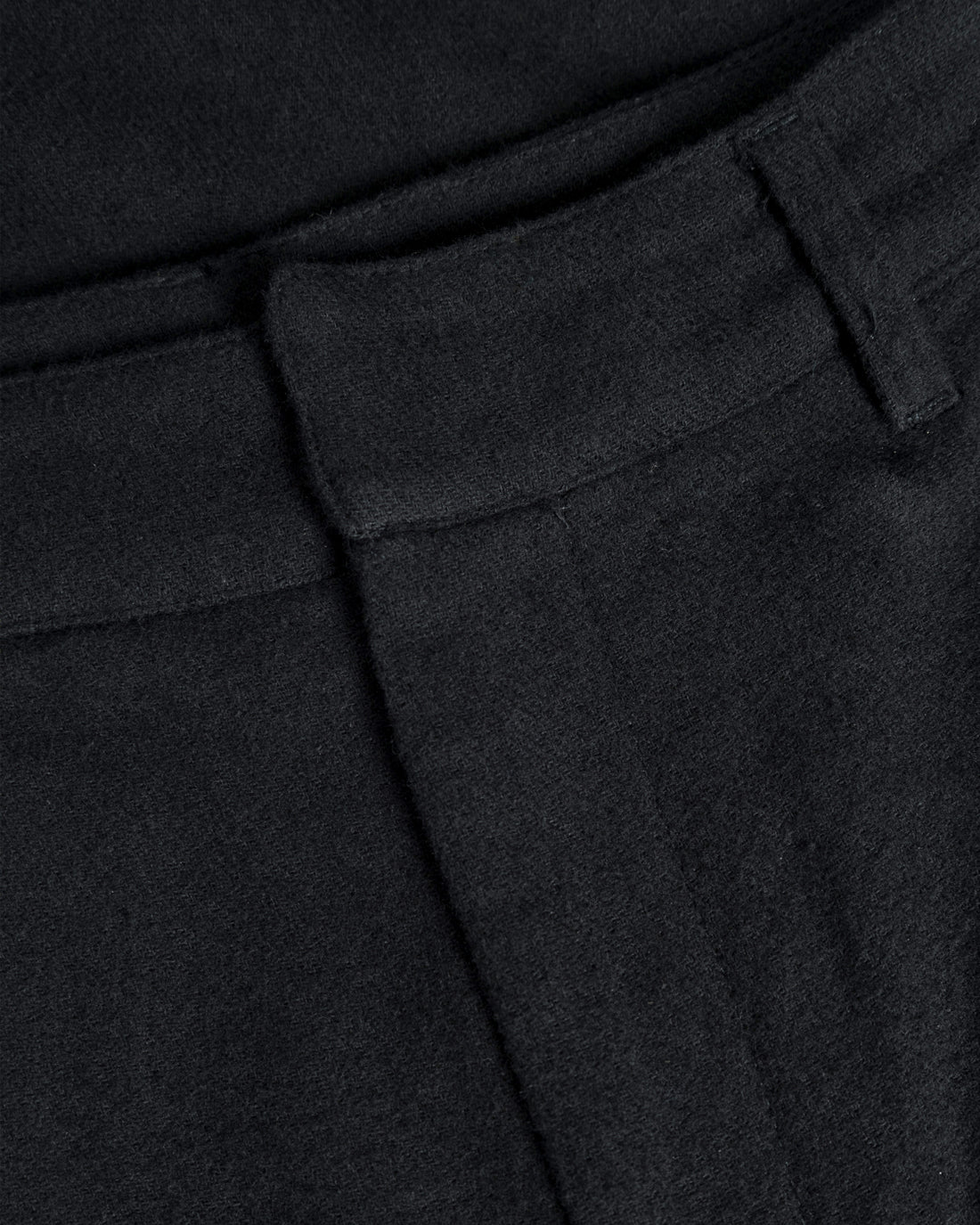 ROTHOLZ FLANNEL Hose, schwarz