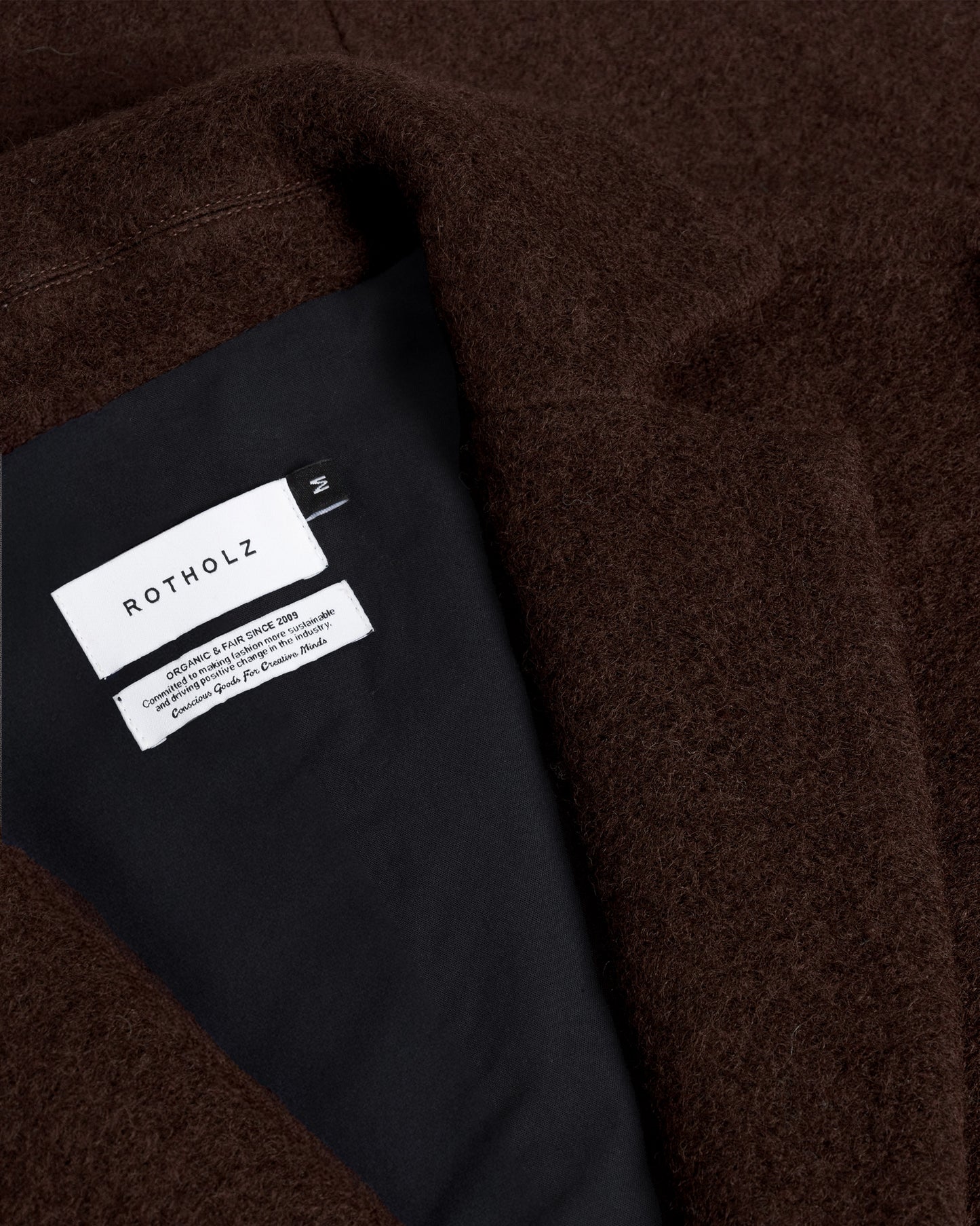 ROTHOLZ FORMAL COAT Jacke, rosewood brown