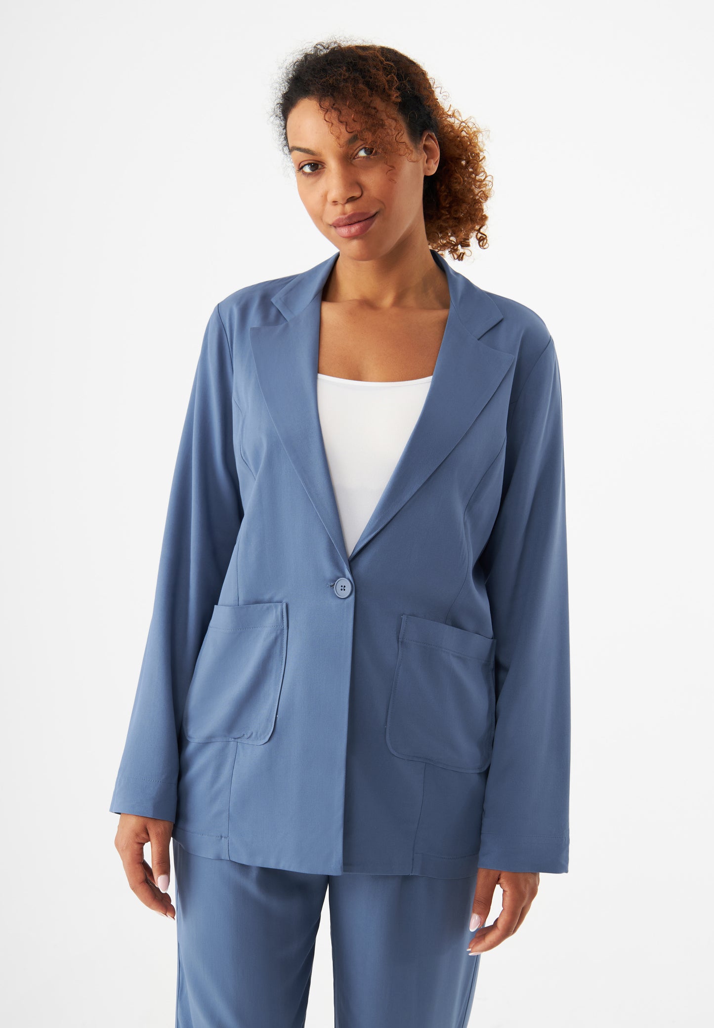 GIVN BERLIN RAQUEL Blazer, steelblue