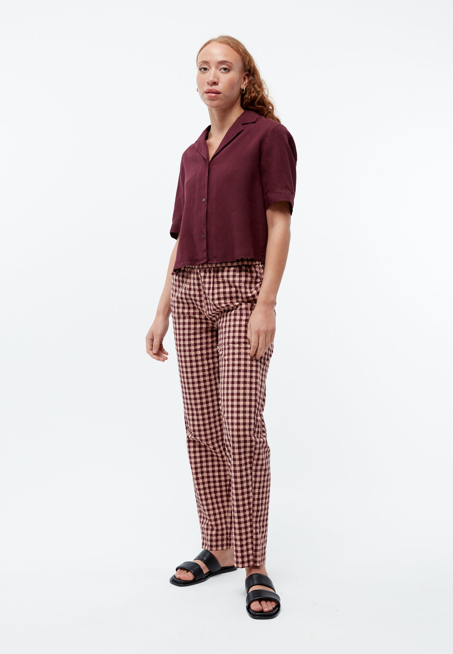 GIVN BERLIN CAROL Bluse, burgundy