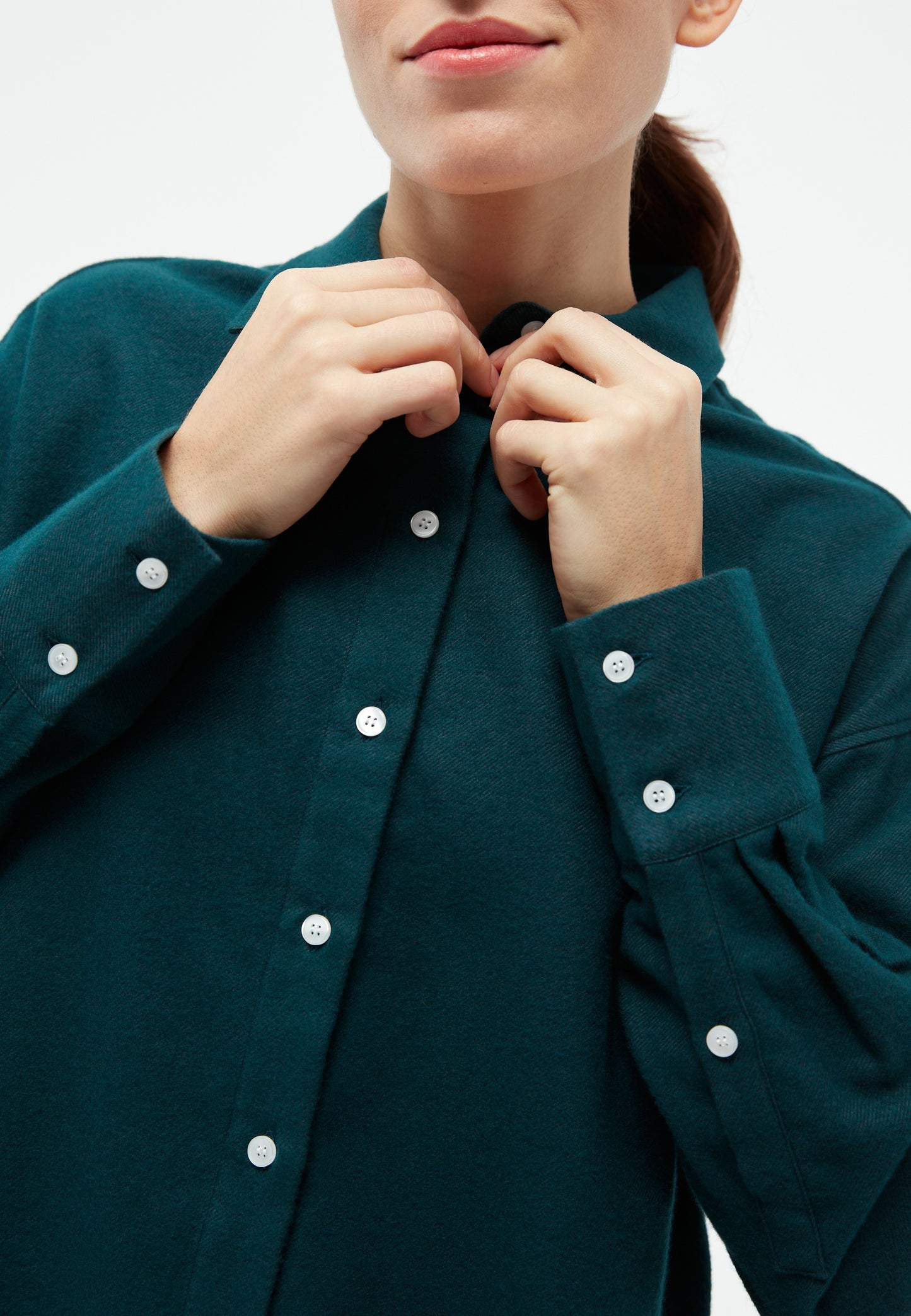 GIVN BERLIN COSIMA Bluse, dark teal