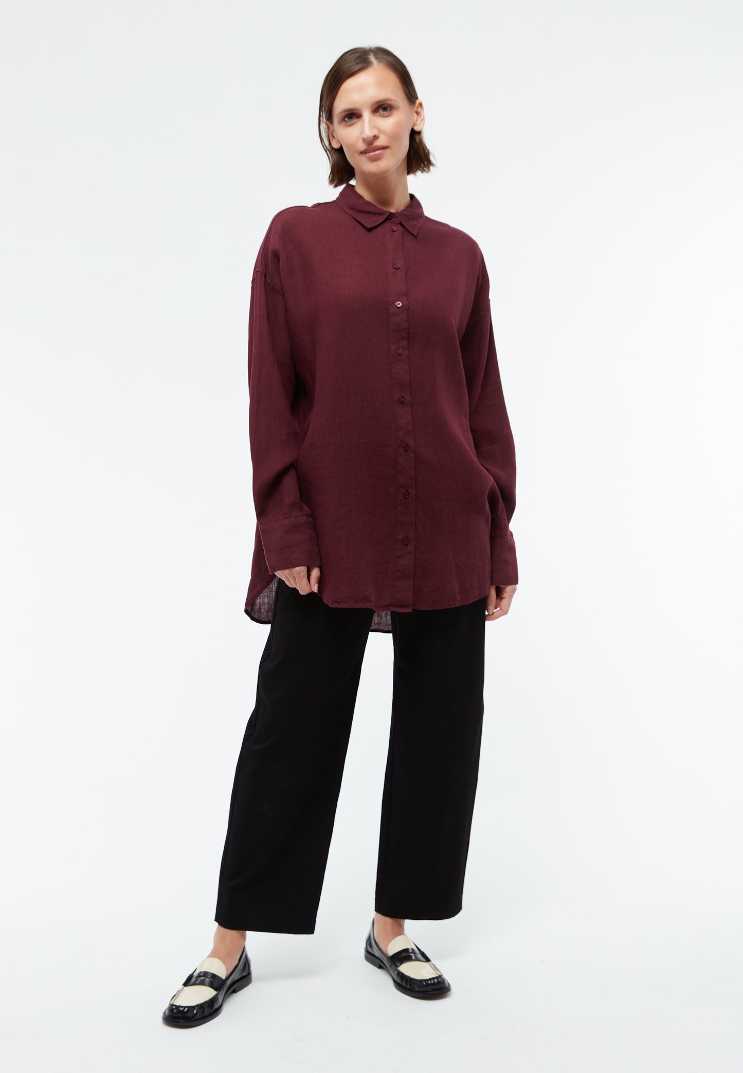 GIVN BERLIN COSIMA Bluse, burgundy