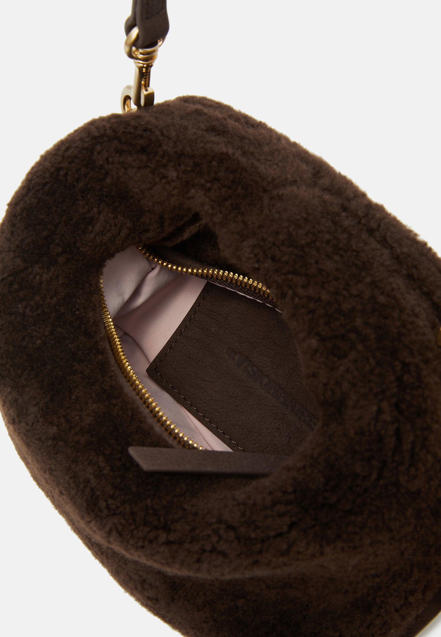 LES VISIONNAIRES GRETA MICRO TEDDY Handtasche, pecan